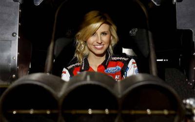 Courtney Force Number 1 Qualifier at NHRA Winternationals