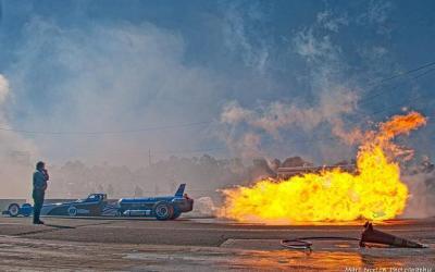 Fastest Woman in Motorsports Brings Jet Dragster to Car Show