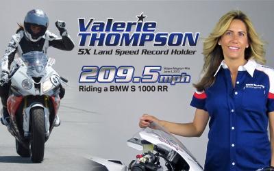 5-Time Land Speed Record Holder Valerie Thompson Prepares for First 2013 Racing Event at the Texas Mile