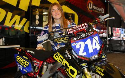 Motocross Racer Vicki Golden Becomes First Woman Racer to Earn Supercross License