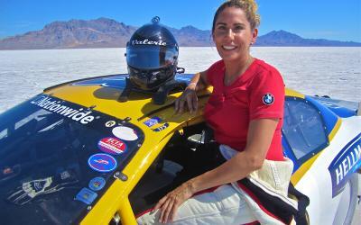 Valerie Thompson to Race a Car and Record Setting Motorcycle at America’s Two Biggest Land Speed Racing Events