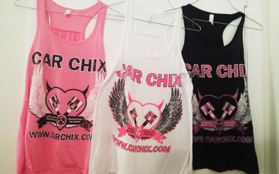 Car Chix Flowly Racerback Tank Tops