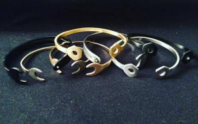 Car Chix Wrench & Nut Bangle Bracelets