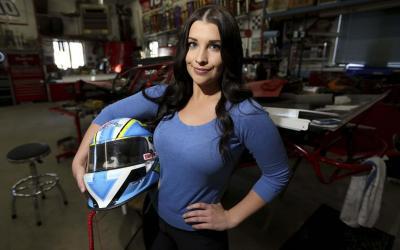 Amber Balcaen Pursing Her NASCAR Dreams
