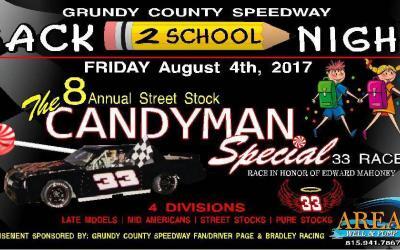 Back to School Night at Grundy County Speedway – August 4th
