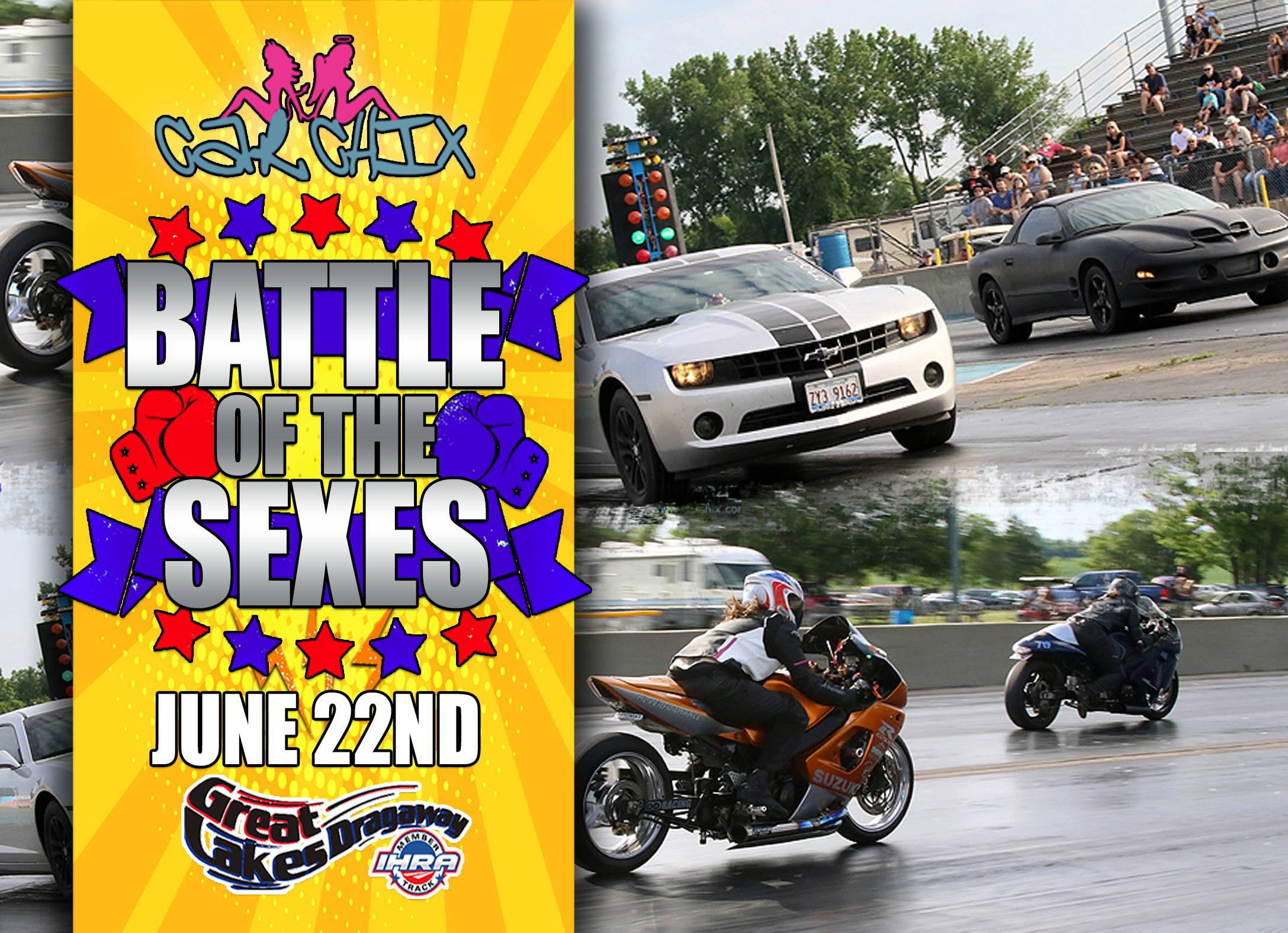car chix- carchicks-battle of the sexes-great lakes dragaway-ladies only-ladies only drag races-women racing-female racers