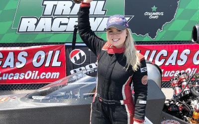 Julie Nataas Scores Back-To-Back Top Alcohol Dragster Wins
