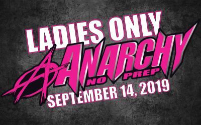 Ladies Only No Prep Class Returns to Anarchy No Prep – September 14th