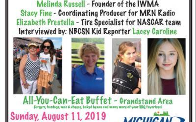 Inaugural Event for the International Women's Motorsports Association at Michigan International Speedway August 11th