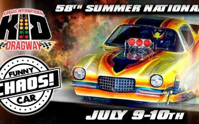 Car Chix at Funny Car Chaos! at Kansas International Dragway's Summer Nationals – July 9 – 12