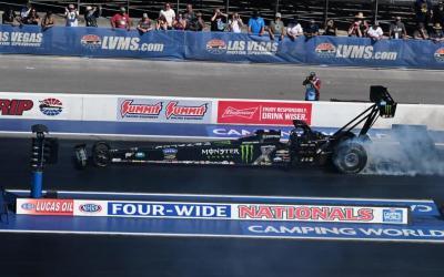 BRITTANY FORCE AND MONSTER ENERGY NO. 1 FRIDAY AT NHRA FOUR-WIDE NATIONALS IN LAS VEGAS