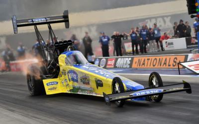 BRITTANY FORCE AND FLAV-R-PAC SET TRACK RECORD WITH NO. 1 QUALIFYING POSITION AT ZMAX DRAGWAY