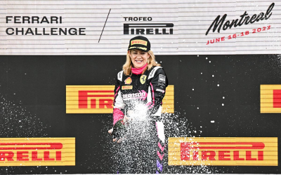 Ferrari Challenge: Lisa Clark wins in rainy Montreal