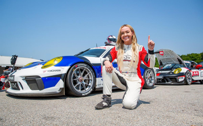 Ashley Freiberg in a league of her own in Porsche Sprint Challenge NA
