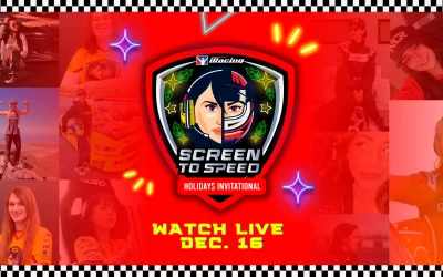 Female professional drivers vs Female Sim racers Screen to Speed Holidays Invitational
