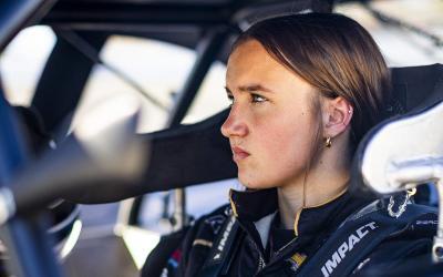 Katie Hettinger is enjoying more composure at New Smyrna’s World Series of Asphalt one year after her historic victory