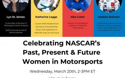 NASCAR Virtual: Celebrating NASCAR’s Past, Present & Future Women in Motorsports