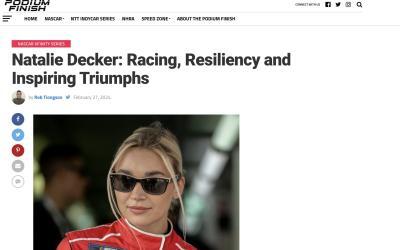 The Podium Finish – Natalie Decker: Racing, Resiliency and Inspiring Triumphs