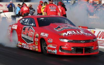 Erica Enders Reaches NHRA Winternationals Final Round before Rain Postponement; On Track for 50th Career Win