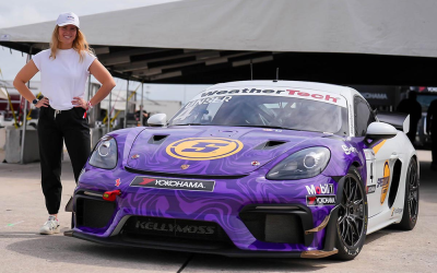Loni Unser impresses on Porsche Sprint Challenge North America debut