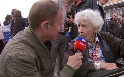 Martin Brundle praised for ‘beautiful interview’ with female racing pioneer Mary McGee in Canada